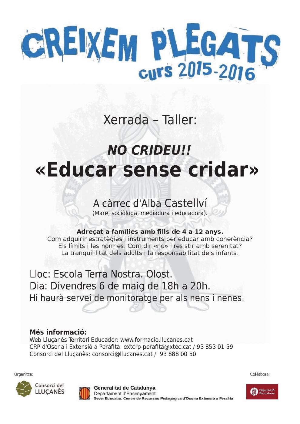 Aplaçada la xerrada-taller